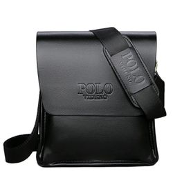 Crossbody Men's Messenger Bag Leather PoloS Handbags Shoulder Travel Bags