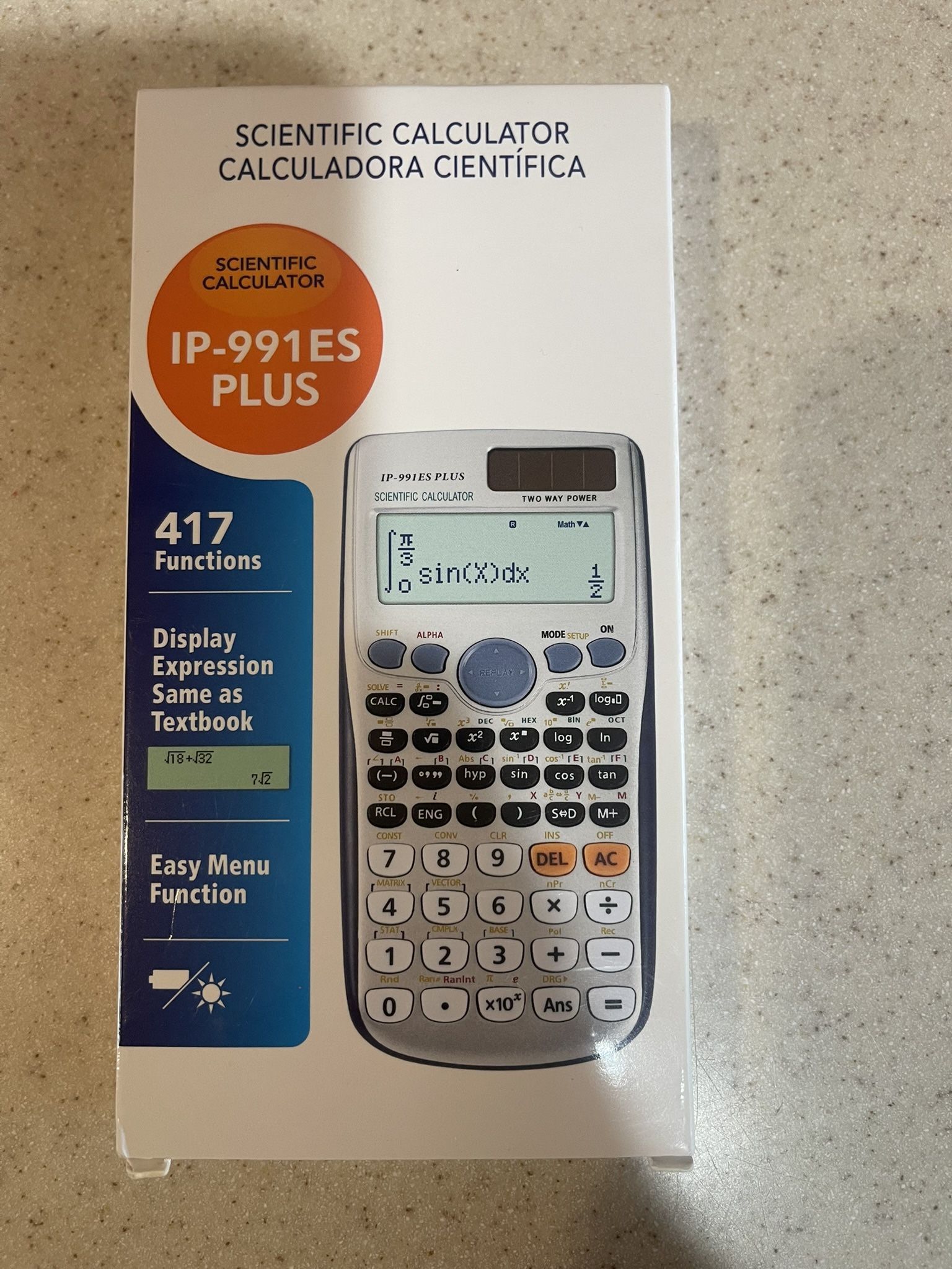 IP-991ES-PLUS Original Scientific Calculator 417 Functions For Students