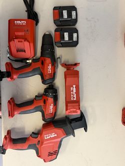 Hilti 12V Cordless Tool Set – 4 Tools, 2 Batteries & Charger