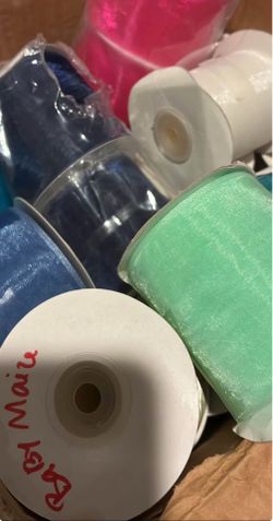 Box of ribbons
