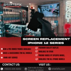 iPhone 12 Pro Max Screen Replacement | OLED Display | Premium, Aftermarket & Original