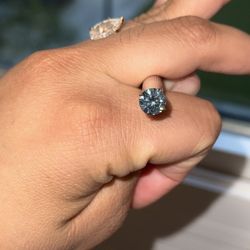 2.06ct Fancy Vivid Blue Lab Diamond VS1 IGI Certified Round Brilliant