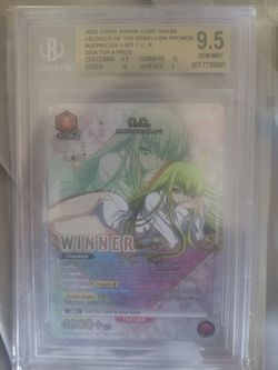 BGS 9.5 Union Arena Code Geass C.C. Promo Card