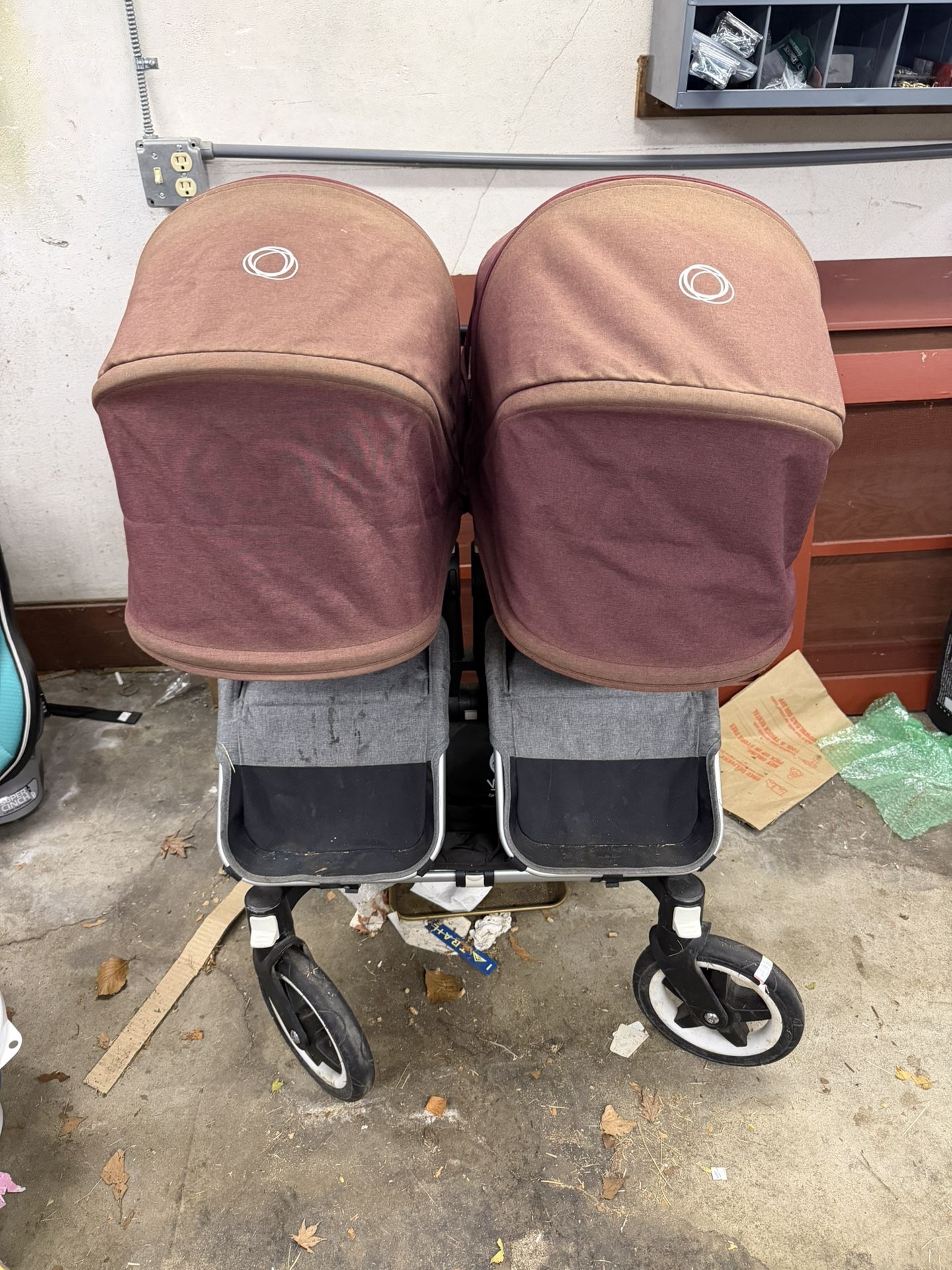 Bugaboo Donkey2 Duo Stroller With Multiple Accessories