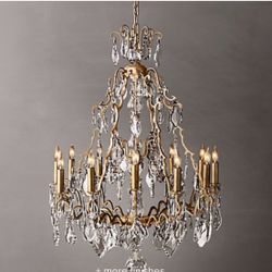 ✨RESTORATION HARDWARE CRYSTAL CHANDELIER 