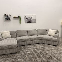 Gray Sectional Couch - Free Delivery 