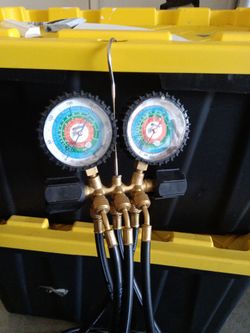 HC pro air conditioning freon gauges