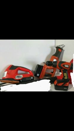 BLACK AND DECKER CORDLESS TOOLS. READ DETAILS