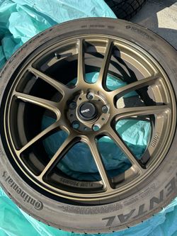 Konig Heliogram Wheels With Continental Tires