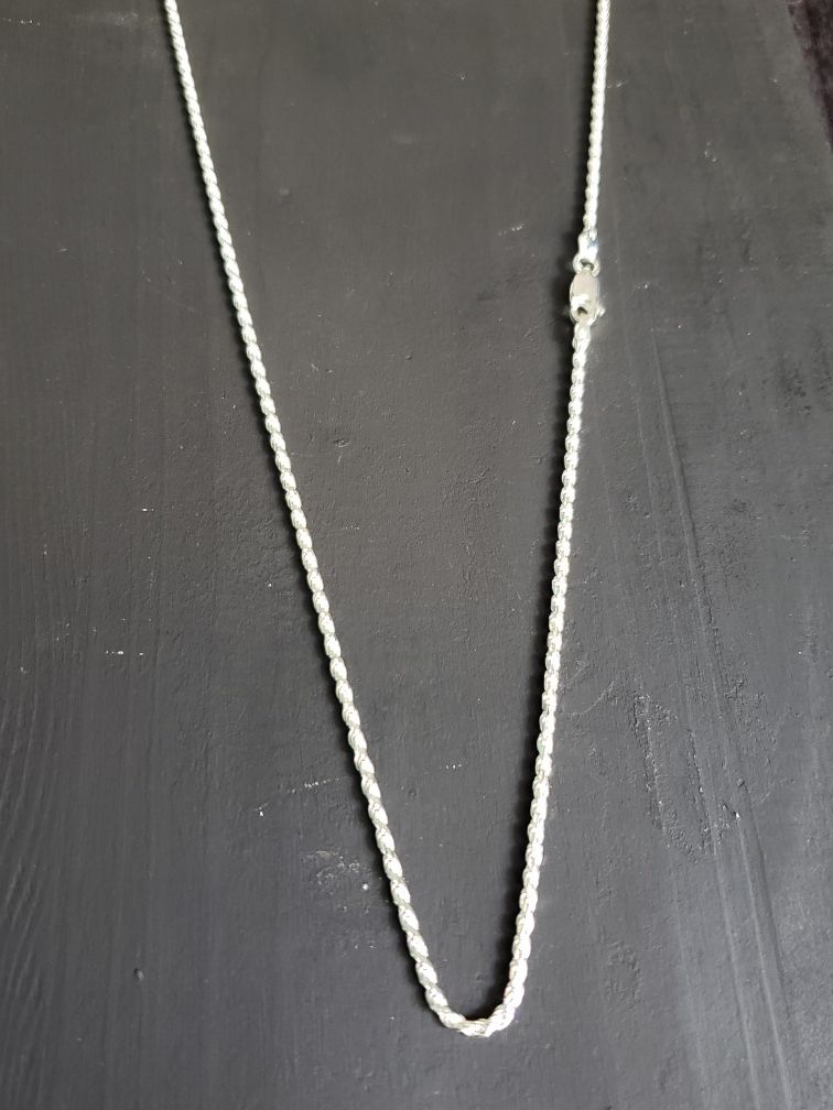 Sterling Silver Chain 20 inches 2mm