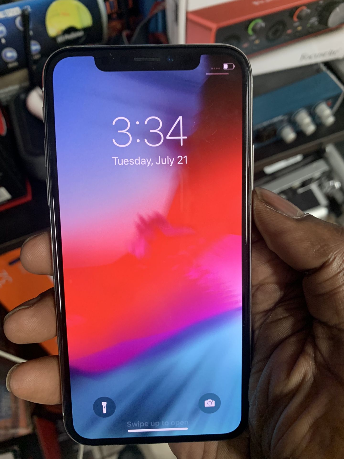 CELLPHONE, ELECTRONICS  APPLE IPHONE X 256GB UNLOCKED NO CHARGER 