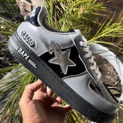 Silver Gray Doomstas/ Bape 