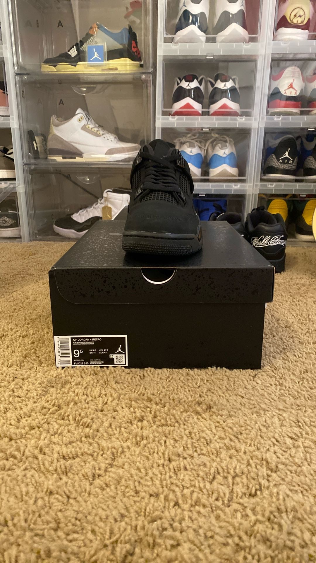 Jordan 4 Black Cat 🐈‍⬛ 🔥