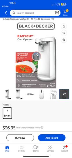 Black & Decker Can Opener (white)