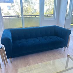 Royal Blue Sofa