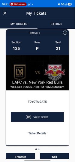 Two LAFC Tickets