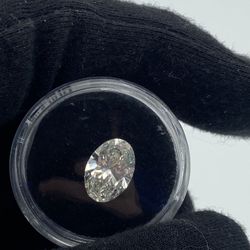 3.07ct Lab Grown Oval Cut Diamond
