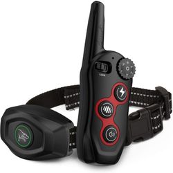 2 in 1 Bark Collar with Remote Range 1300Ft - Dog Training Collar, Waterproof Shock Collars, 3 Training Modes,Beep,Vibration,Shock for Small Medium La