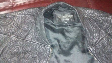 NY leather company leather jacket