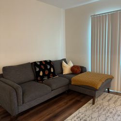Grey sectional 