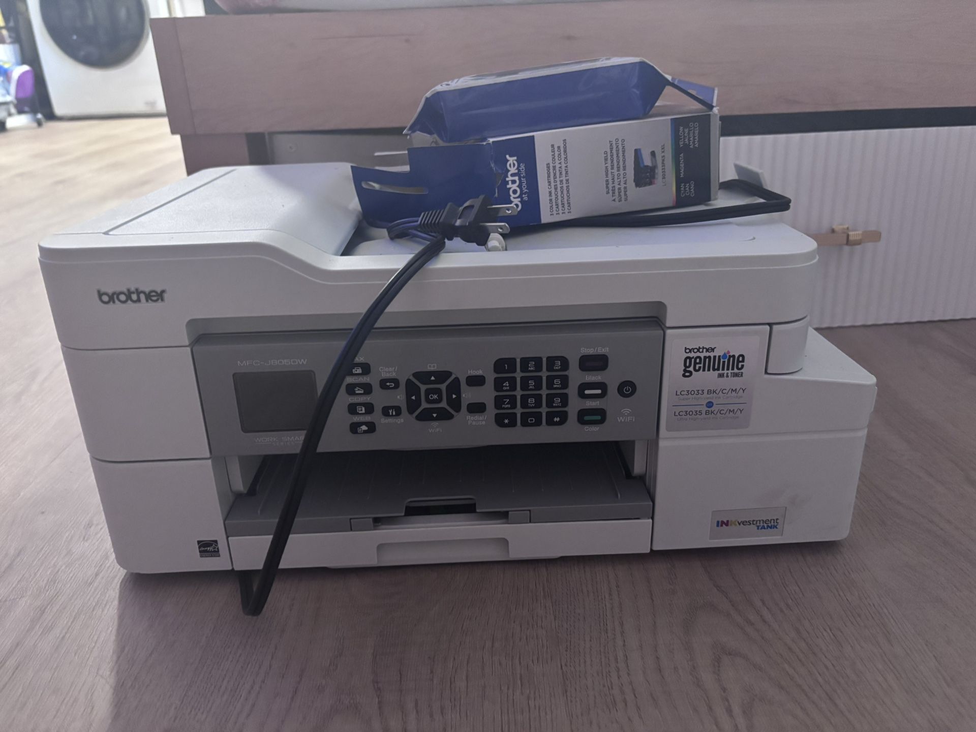 BROTHER PRINTER MFC-J805DW plus over $70 of ink