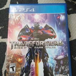Transformers Rise Of The Dark Spark PS4 Game