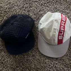 Supreme Hats $80 Each Or Both For $135
