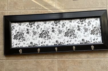 Coat/Key Hanger Black 