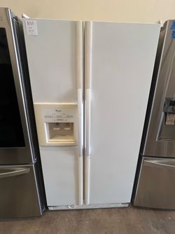 Whirlpool side by side refrigerator