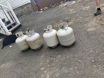 4 Emty Propane Tank All For $75 Or  P
