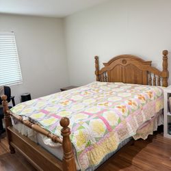 Queen Size Bed With Mattress
