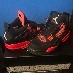 Red Thunder Jordan 4s
