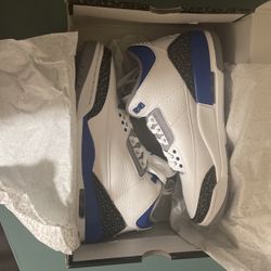 Jordan 3 Racer Blue, Size 9.5