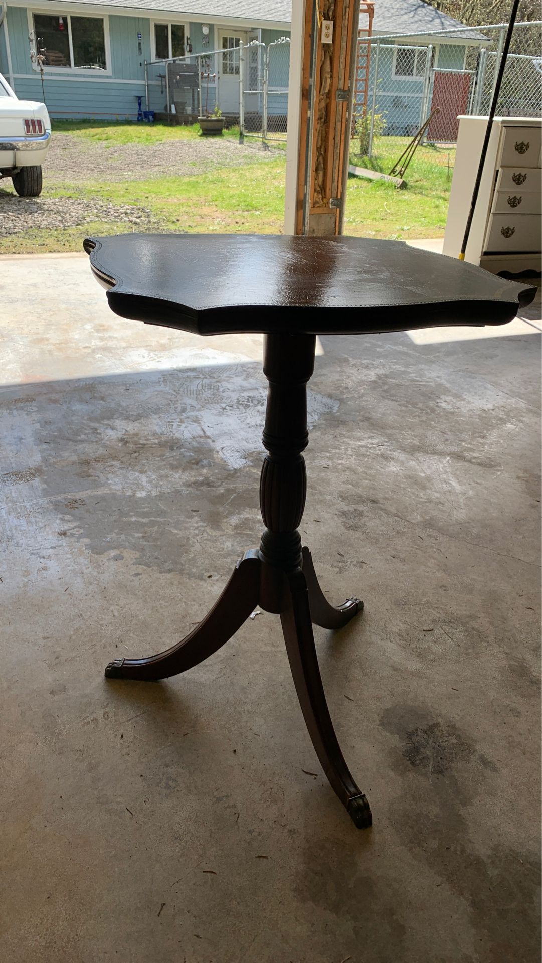 Antique bear claw table