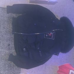 *SHIPPING ONLY* Moose Knuckles Men Small Black / Black Fur 