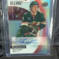 Brock Faber Rookie Auto Allure