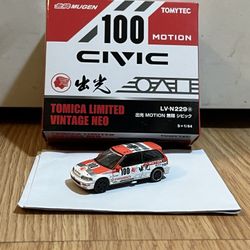 Hot Wheels RLC Honda Civic EF3 Mugen Si-R 100 Primo TLV Tomica Limited Vintage