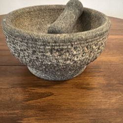 Solid Stone Mortar & Pestle