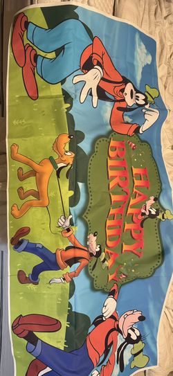 Goofy Birthday banner 