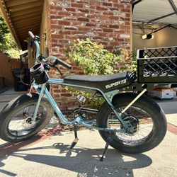 Super73-ZX Electric Bike with Rear Basket