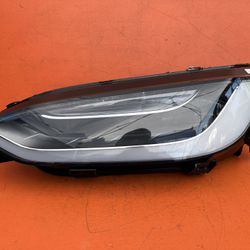 2016 - 2021 TESLA MODEL X LEFT DRIVER SIDE LED UP LEVEL HEADLIGHT OEM