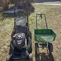 Craftsman Self-propelled Lawnmower With Bag  (Comes With A Seed Spreader)