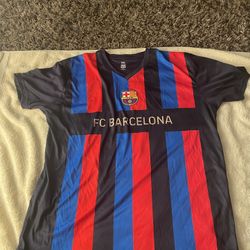 Original men's FC Barcelona Lewandowski t-shirt, sizes XL and L
