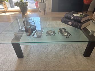 Glass coffee table- modern and stylish