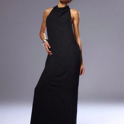 Black Backless Dress 
