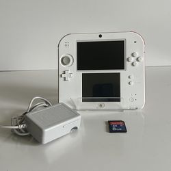 Nintendo 2DS - White/Red + Charger