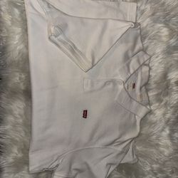 White Levi’s Polo (Large)