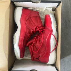Nike Air Jordan 11 Win Like 96 Red Basketball Shoes Size 6Y 378038-623