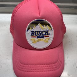 Busch Custom Pink Trucker SnapBack Hat - Adult Pink
