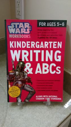 Brand new Star Wars workbooks kindergarten writing and ABCs